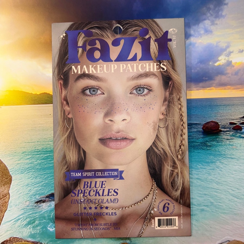 Fazit Makeup Patches Blue Spirit Collection Glitter Freckles Instant Glam
